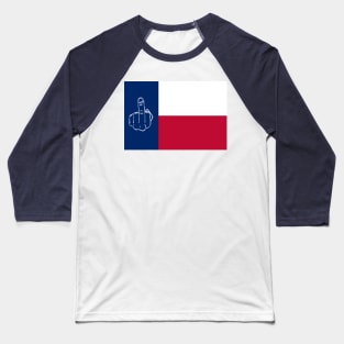 Don't Mess With Texas FU State Flag Baseball T-Shirt